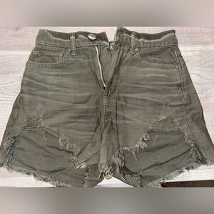 American Eagle Outfitters Olive Jean Shorts